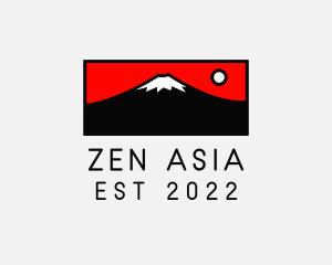 Asia - Mount Fuji Mountain logo design