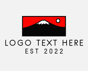 Scene - Mount Fuji Mountain logo design