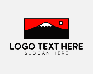 Mount Fuji Mountain logo design
