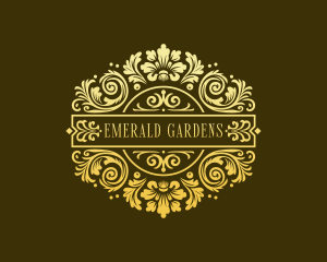 Floral Wedding Event logo design