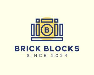 Blocks - Brick Blocks Camera logo design