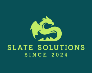 Letter S Dragon logo design