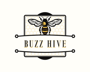 Wasp Bee Honey logo design