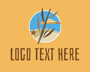 Travel And Tour - Beachside Resort Summer logo design