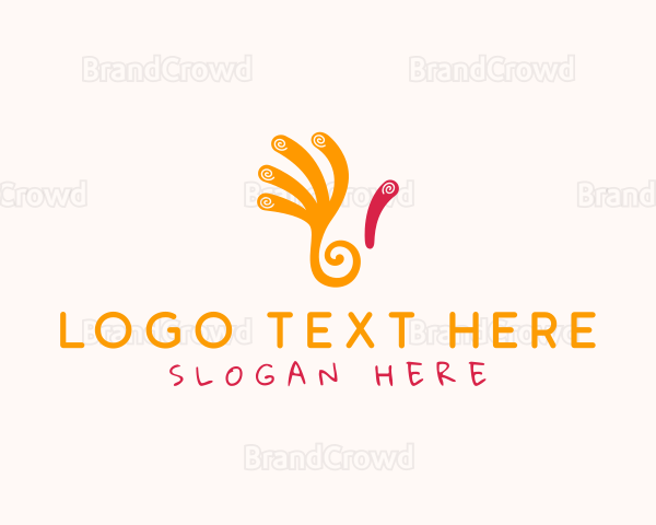 Swirl Hand Paint Logo