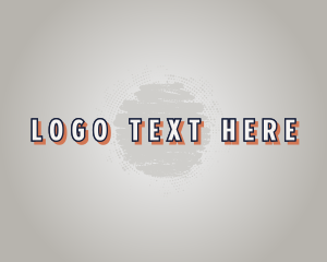 Brand - Halftone Grunge Brand logo design