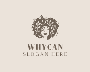 Woman Hairdresser Salon Logo