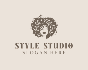 Hairdresser - Woman Hairdresser Salon logo design