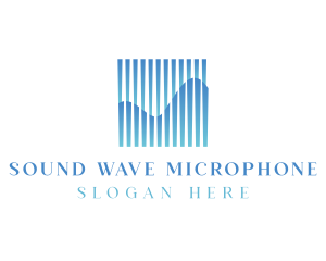 Abstract Blue Waves logo design