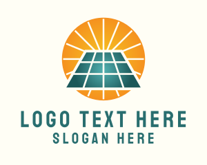 Solar Energy - Solar Panel Energy logo design