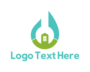 Cleaning - Wrench House Repair logo design