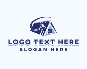 Tool - Roofing Contractor Builder logo design