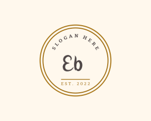 Barber - Hipster Cafe Business logo design