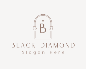 Minimalist Diamond Jewelry Boutique logo design