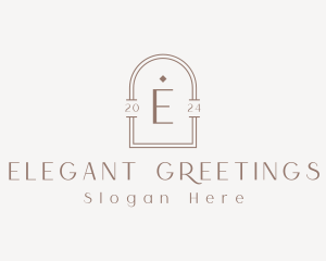 Minimalist Diamond Jewelry Boutique logo design