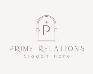 Pr - Minimalist Diamond Jewelry Boutique logo design