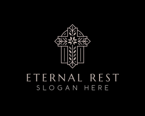 Funeral - Holy Cross Parish logo design