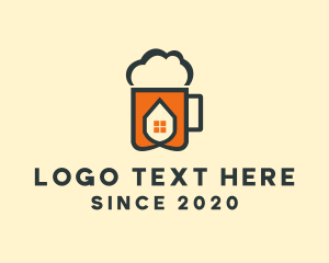 Liquor - Beer Foam House logo design