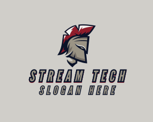 Streamer - Knight Game Streamer logo design