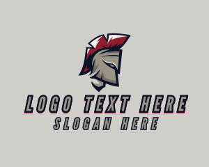 Spartan - Knight Game Streamer logo design