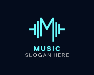 Music Soundwave  Entertainment logo design