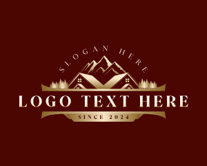 Mountain Real Estate logo design