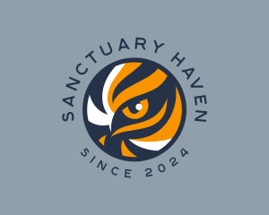 Sanctuary Tiger Eye logo design