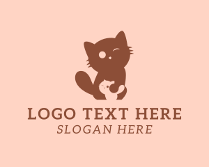 Animal - Cat Kitten Animal logo design
