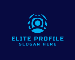 Profile - Human Globe Profile logo design