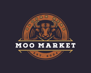 Cow Beef Ranch logo design