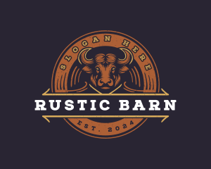 Cow Beef Ranch logo design