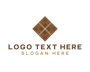 Floor Tile Interior Design logo design