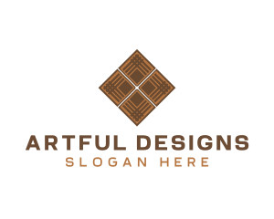 Floor Tile Interior Design logo design