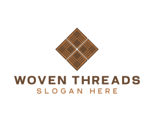 Woven - Floor Tile Interior Design logo design