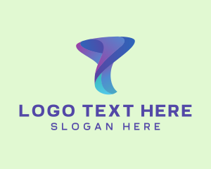 Blue And Purple - Generic Business Letter Y logo design