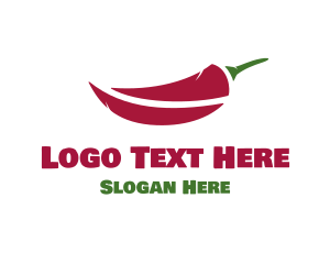 Sauce - Chili Pepper Cut logo design