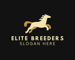 Horse Jump Equestrian logo design