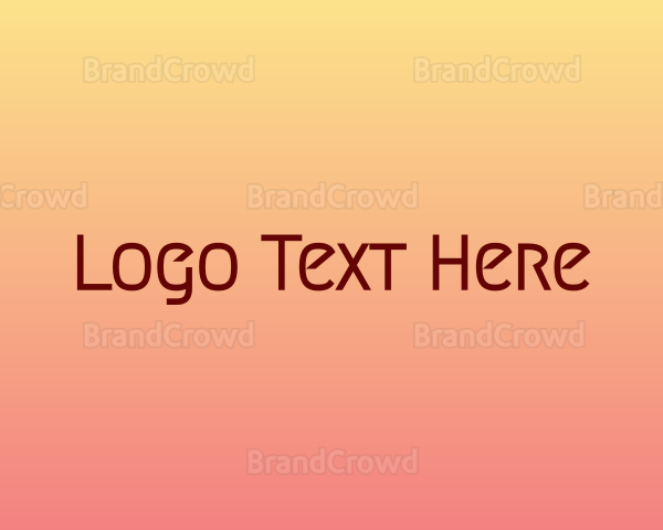 Classy Thin Brown Logo