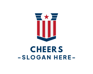 United States - Stars And Stripes Voting logo design