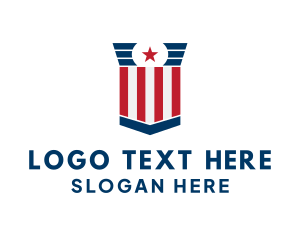 Stars And Stripes Voting Logo