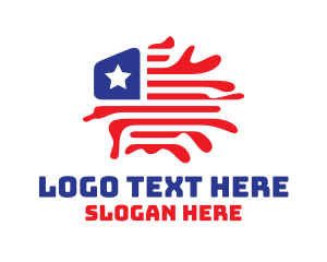 Washington - USA Geography Flag logo design