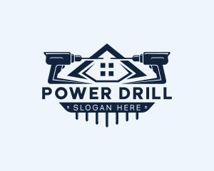 Drill - Hardware Drill Handyman logo design