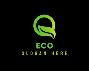 Leaf Letter Q Logo