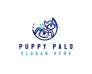 Puppy Kitten Vet logo design