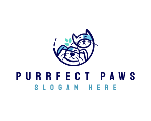 Puppy Kitten Vet logo design