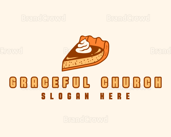 Pumpkin Cake Dessert Logo