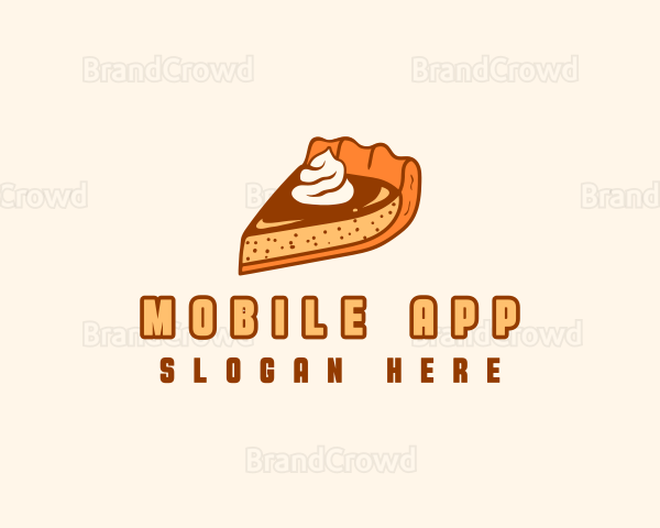 Pumpkin Cake Dessert Logo