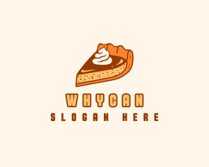 Pumpkin Cake Dessert Logo