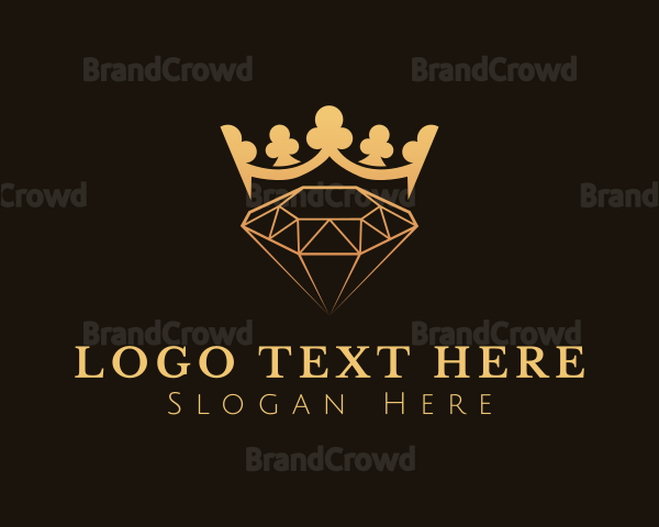 Golden Crystal Crown Logo