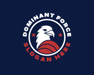 Patriotic USA Eagle logo design